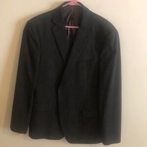 Men’s Luxury Designer Alfani Navy Blue Suit Jacket. Great Condition. Slim Fit